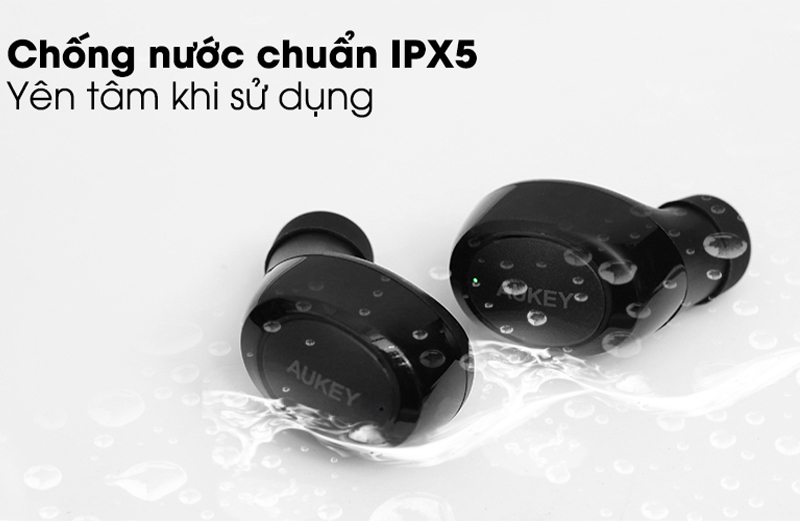 Tai nghe Bluetooth True Wireless Aukey EP-T16S chống nước IPX5